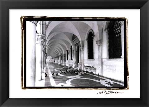 Framed Archways of Venice I Print