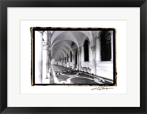 Framed Archways of Venice I Print