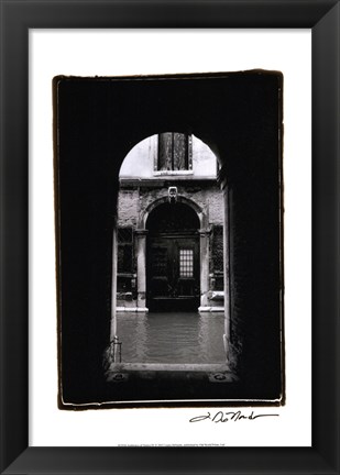 Framed Archways of Venice IV Print