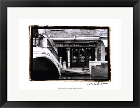 Framed Venetian Stroll I Print