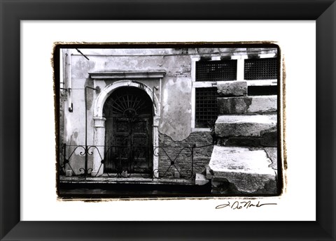 Framed Venetian Stroll II Print