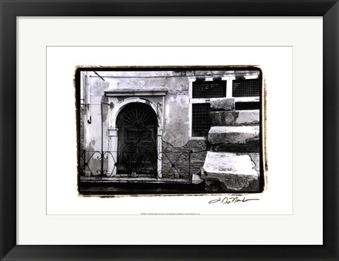 Framed Venetian Stroll II Print