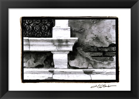 Framed Venetian Stroll III Print