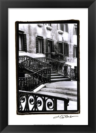 Framed Venetian Stroll IV Print