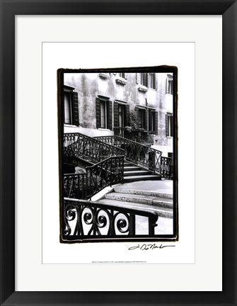 Framed Venetian Stroll IV Print