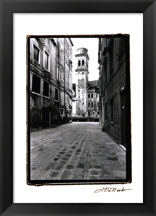 Framed Venetian Stroll VI Print