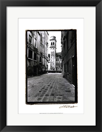 Framed Venetian Stroll VI Print