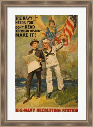 Framed Make American History Print