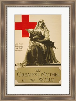 Framed Greatest Mother in the World Print