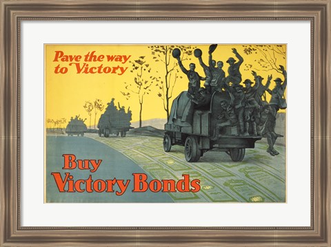Framed Pave the Way to Victory Print