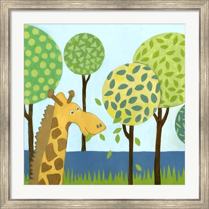 Framed Jungle Fun III Print