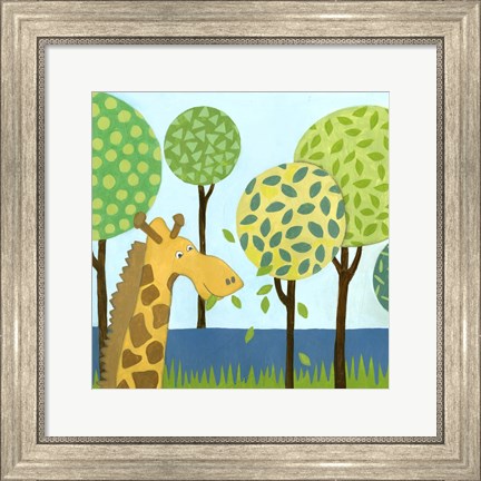 Framed Jungle Fun III Print