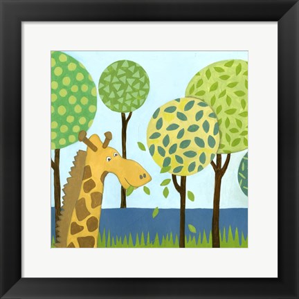 Framed Jungle Fun III Print