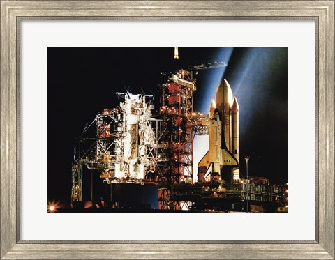 Framed Space Shuttle Columbia Print