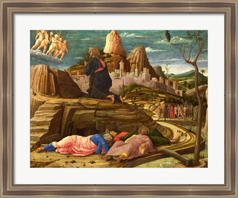 Framed Agony in the Garden Print