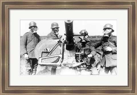 Framed German Soldiers 1915 Print