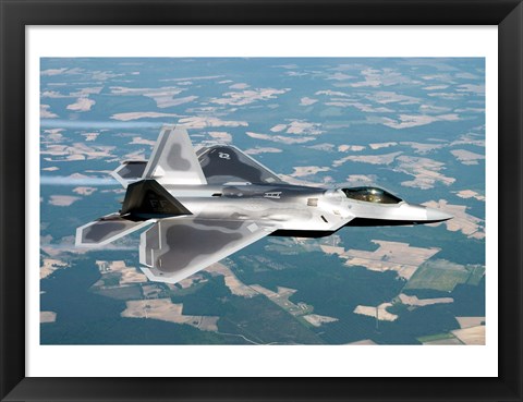 Framed Lockheed Martin F-22 Print