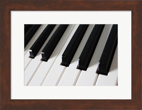 Framed Piano Keys Print