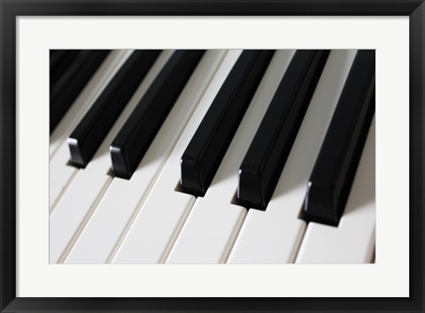 Framed Piano Keys Print