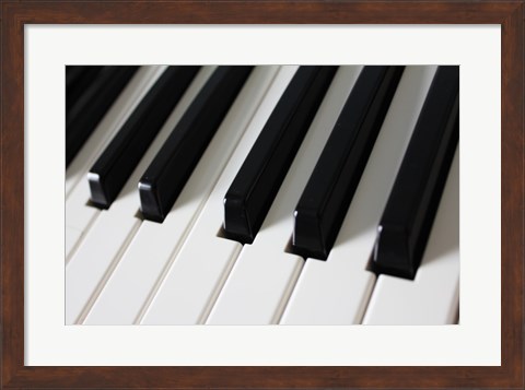 Framed Piano Keys Print