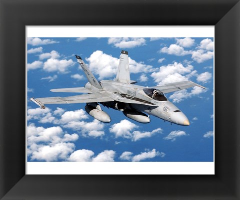 Framed USMC FA-18 Hornet Print