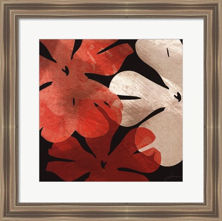 Framed Bloomer Tiles III Print