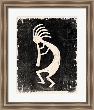 Framed Kokopelli I Print