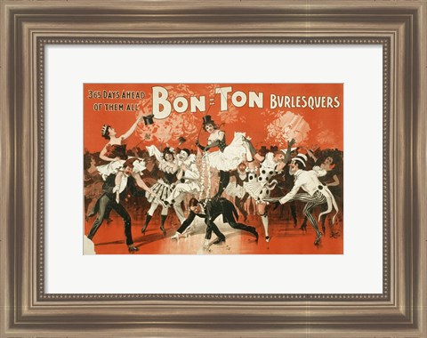 Framed Bon-Ton Burlesquers Print