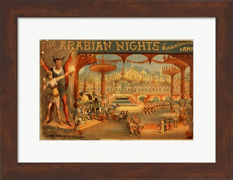 Framed Arabian Nights Print