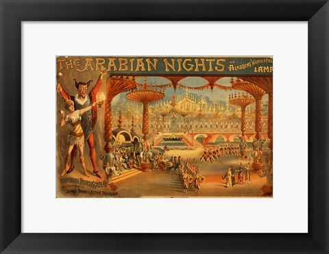 Framed Arabian Nights Print