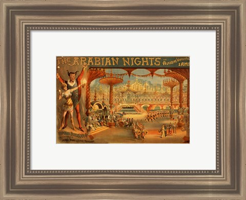 Framed Arabian Nights Print