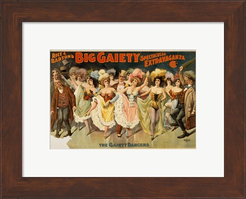 Framed Gaiety Dancers Print