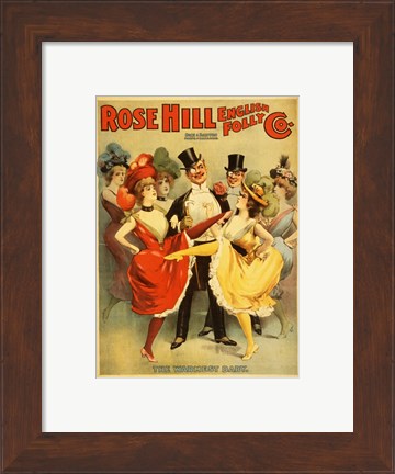 Framed Rose Hill English Folly Print