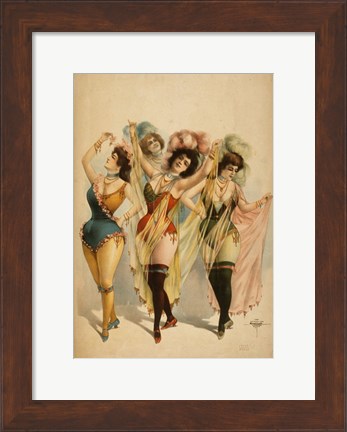 Framed Gaiety Dancers Print