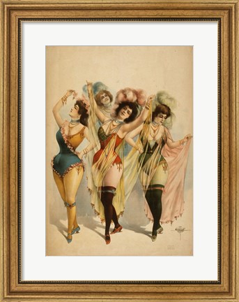 Framed Gaiety Dancers Print