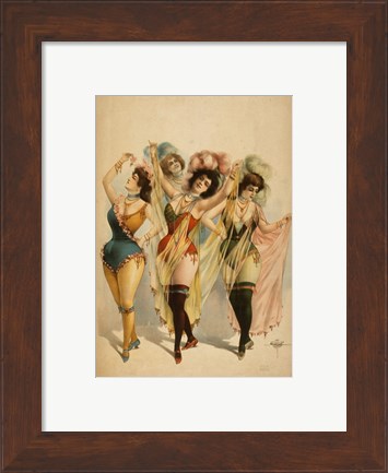 Framed Gaiety Dancers Print