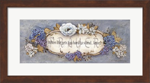 Framed Prayer Print