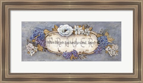 Framed Prayer Print