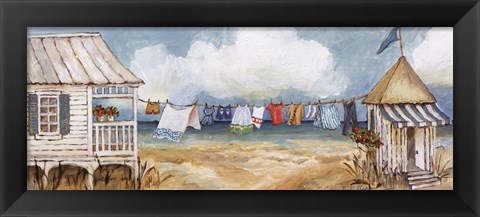 Framed Fresh Laundry I Print