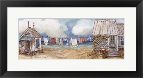 Framed Fresh Laundry II Print