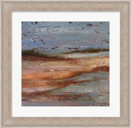 Framed Sunset Lake II Print