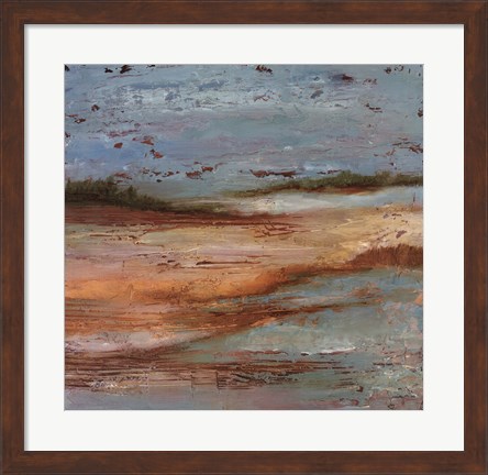 Framed Sunset Lake II Print