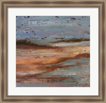 Framed Sunset Lake II Print