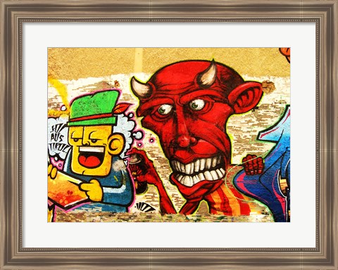 Framed Graffiti Print