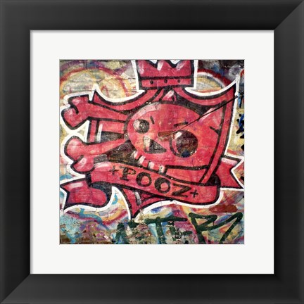 Framed Graffiti Toppila Print