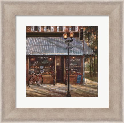 Framed Pastry Shop Print