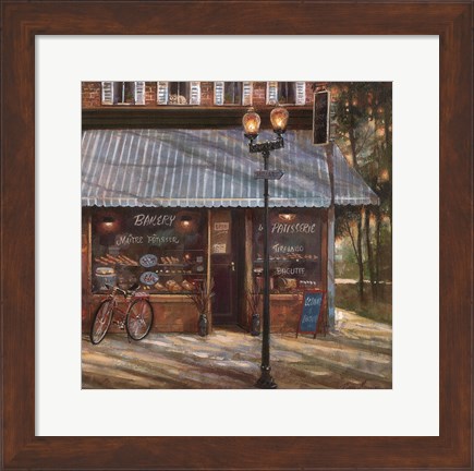 Framed Pastry Shop Print