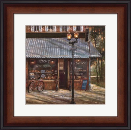 Framed Pastry Shop Print