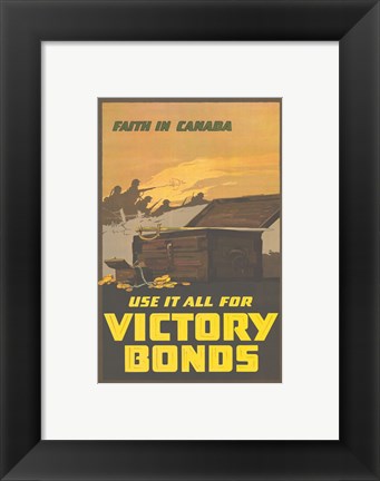 Framed Faith in Canada - Victory War Bonds Print