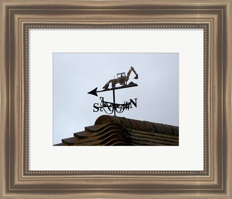 Framed Weathervane, Upper Mannington Print